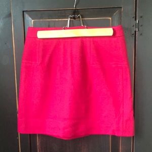 J Crew wool mini skirt